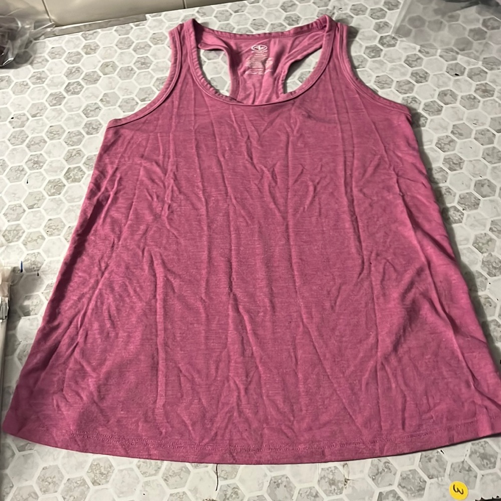 Athletic Works Medium Pink Athletic Workout Tank Top
